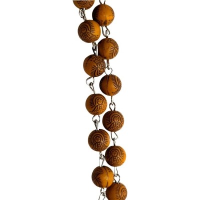 Różaniec drewniany Jezus Miłosierny R041