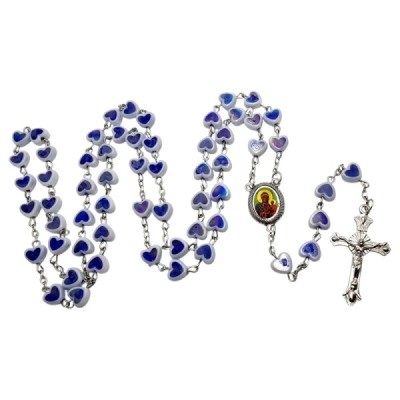 Różaniec serduszka Częstochowska nieb. HDW81149NN