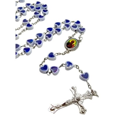 Różaniec serduszka Częstochowska nieb. HDW81149NN