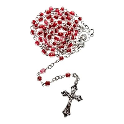 Różaniec Dziecięcy Pudełko czerwony R82