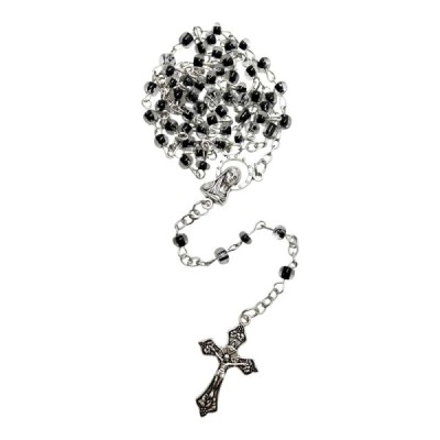 Różaniec Dziecięcy Pudełko czarny R82(5)