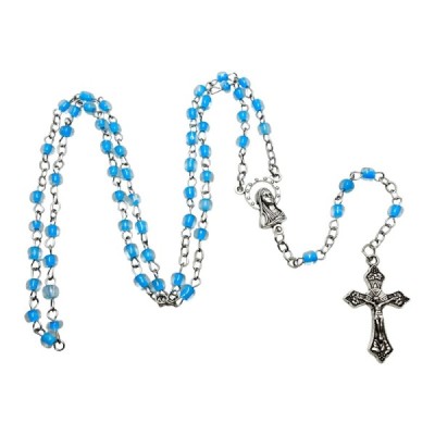 Różaniec Dziecięcy Pudełko niebeski R82(2)