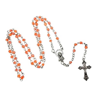 Różaniec Dziecięcy Pudełko pomarańczowy R82(11)