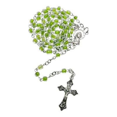 Różaniec Dziecięcy Pudełko zielony R82(10)