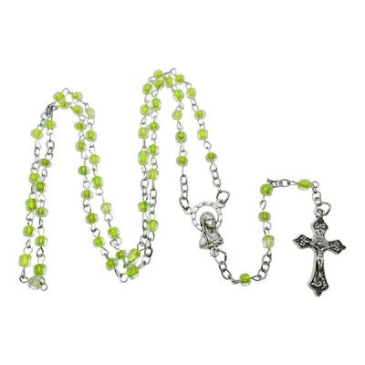 Różaniec Dziecięcy Pudełko zielony R82(10)