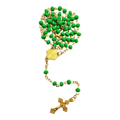 Różaniec w słoiku zielony 250401ZE
