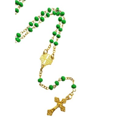 Różaniec w słoiku zielony 250401ZE