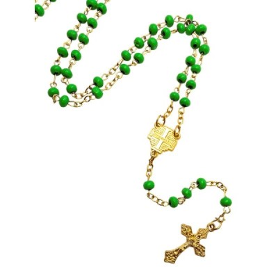 Różaniec w słoiku zielony 250401ZE