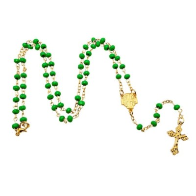 Różaniec w słoiku zielony 250401ZE