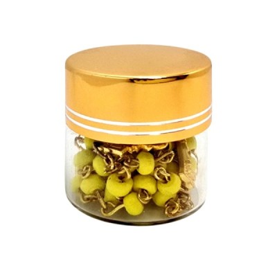 Różaniec w słoiku żółty 250401Z