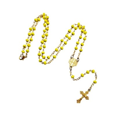 Różaniec w słoiku żółty 250401Z