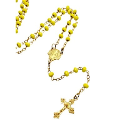 Różaniec w słoiku żółty 250401Z