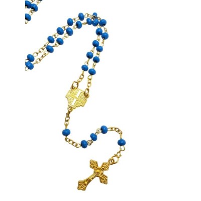 Różaniec w słoiku  nebeski 250401N