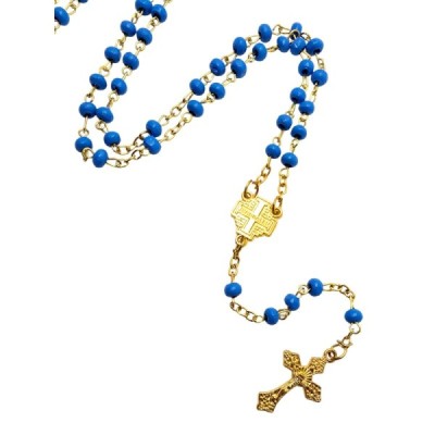 Różaniec w słoiku  nebeski 250401N