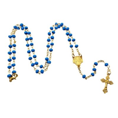 Różaniec w słoiku  nebeski 250401N