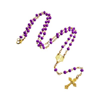 Różaniec w słoiku fiołetowy 250401F
