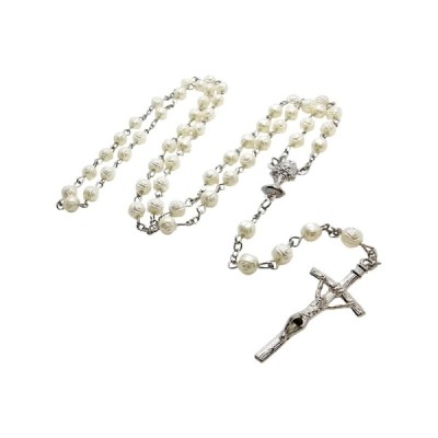 Różaniec w pud. I Komunia Święta z różą 202528