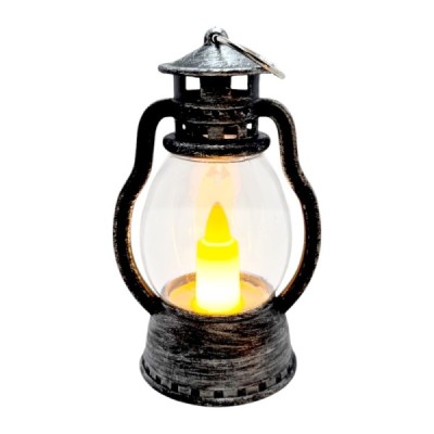 Lampion Latarenka srebrny 9cm 250720C