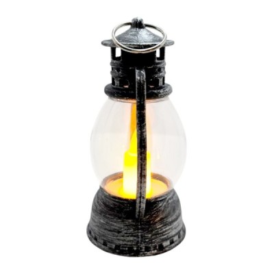 Lampion Latarenka srebrny 9cm 250720C