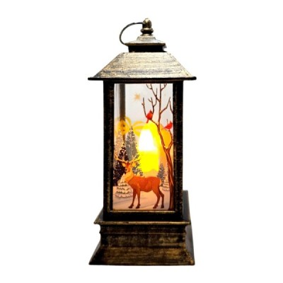 Lampion plastikowy złoty 13cm 250713D