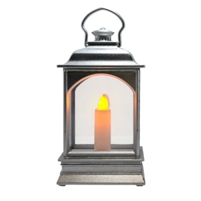 Lampion LED Srebrny 202408