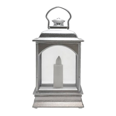 Lampion LED Srebrny 202408