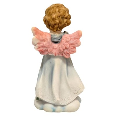 Figurka Aniołek Niebieski Świeczka 17cm TG012444A Figurka Aniołek Niebieski Świeczka 17cm TG012444A