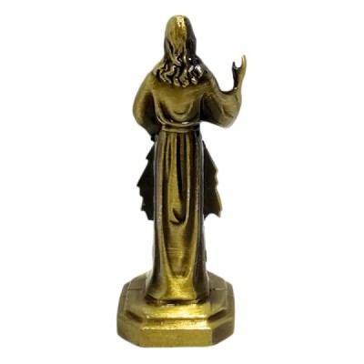 Figurka metalowa Jezus Miłosierny 6cm 202509