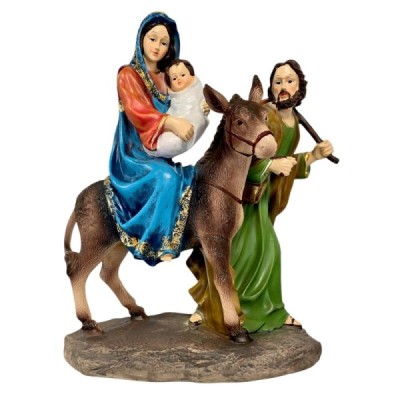 Figura Jezus Maryja Osiołek 30cm SGGS-111163