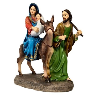 Figura Jezus Maryja Osiołek 30cm SGGS-111163