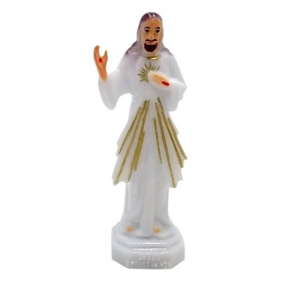 Figurka plastik Jezus Miłosierny 6cm 2439