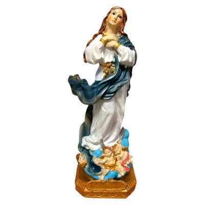 Figura Matka Boża Niepokalana z Aniołkami 23cm A23A