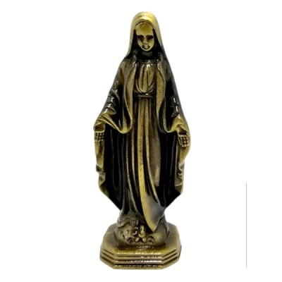 Figurka metalowa Matka Boża 6cm 202508
