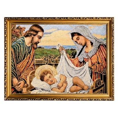 Obraz Haft. Św. Rodzina 32/42cm 3040S17
