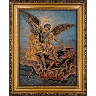 Obraz Haft. Michał Archanioł 22x27,5cm 2025S5