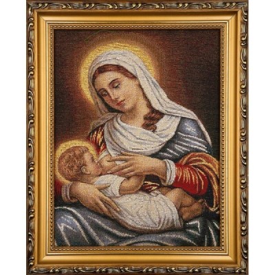 Obraz Haft. M.B. Karmiąca 22x27,5cm 2025S19