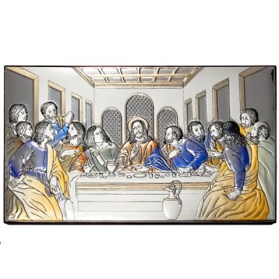 Obraz srebrny Ostatnia Wieczerza 10/16,5 k. 192525