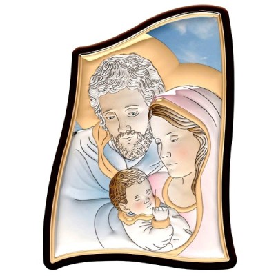 Obrazek srebrny Św. Rodzina 25,5/18cm 192137