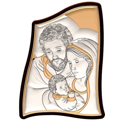 Obrazek srebrny Św. Rodzina 7/5cm 190635