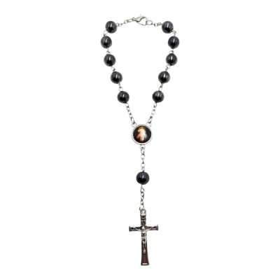 10-tka Hematyt Św. krzysztof/Jezus Miłosier  2429A