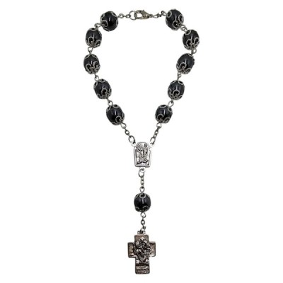 Dziesiatka Różańca z Hematytu  2405-1