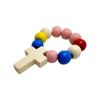 10-tka różańca na palec kolorowa M45A