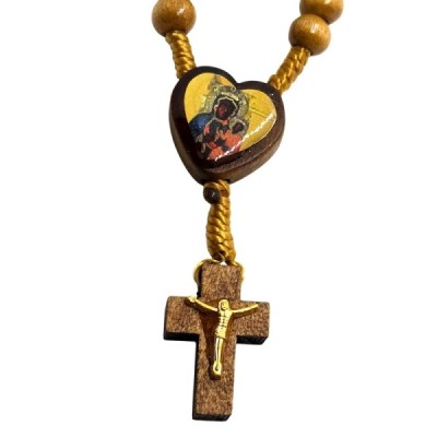 10-tka różańca na palec oliwka drewniana R2414OL