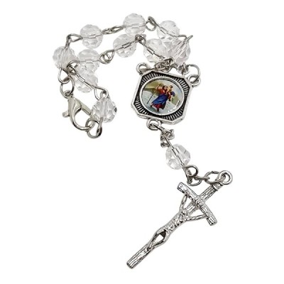 10-tka różańca Krzysztof/JUT kryształ 2403-3K1