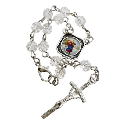 10-tka różańca Krzysztof/MBCZ kryształ 2403-3K