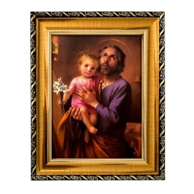 Obrazek z ramką Józef z dzieci 19/24cm 2495C4