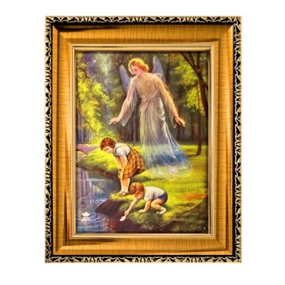 Obrazek w ramce Anioł Stróż 19/24cm 2497C4