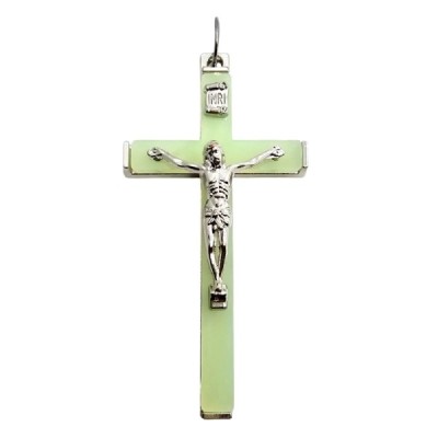 Krzyż do powieszenia fluororescencyjny 9cm 202522