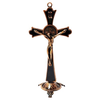 Krzyż Stojący Czarny 20cm 5057-24C