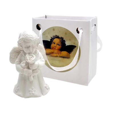 Mały Aniołek z Różą - Prezent 5cm 202570A
